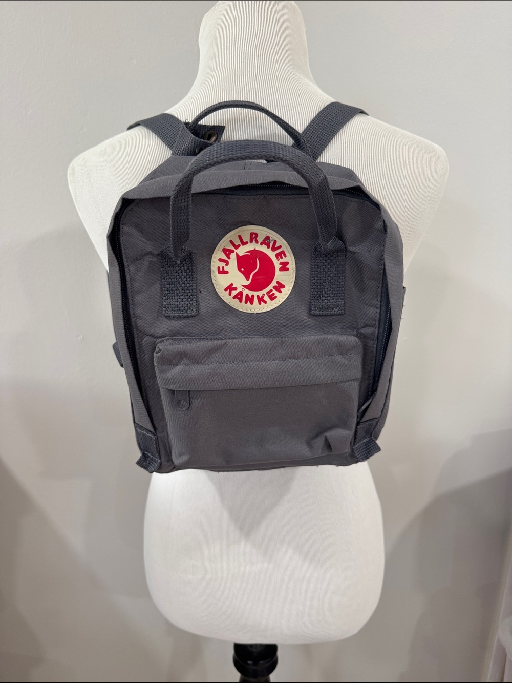 Fjallraven mini gray backpack
